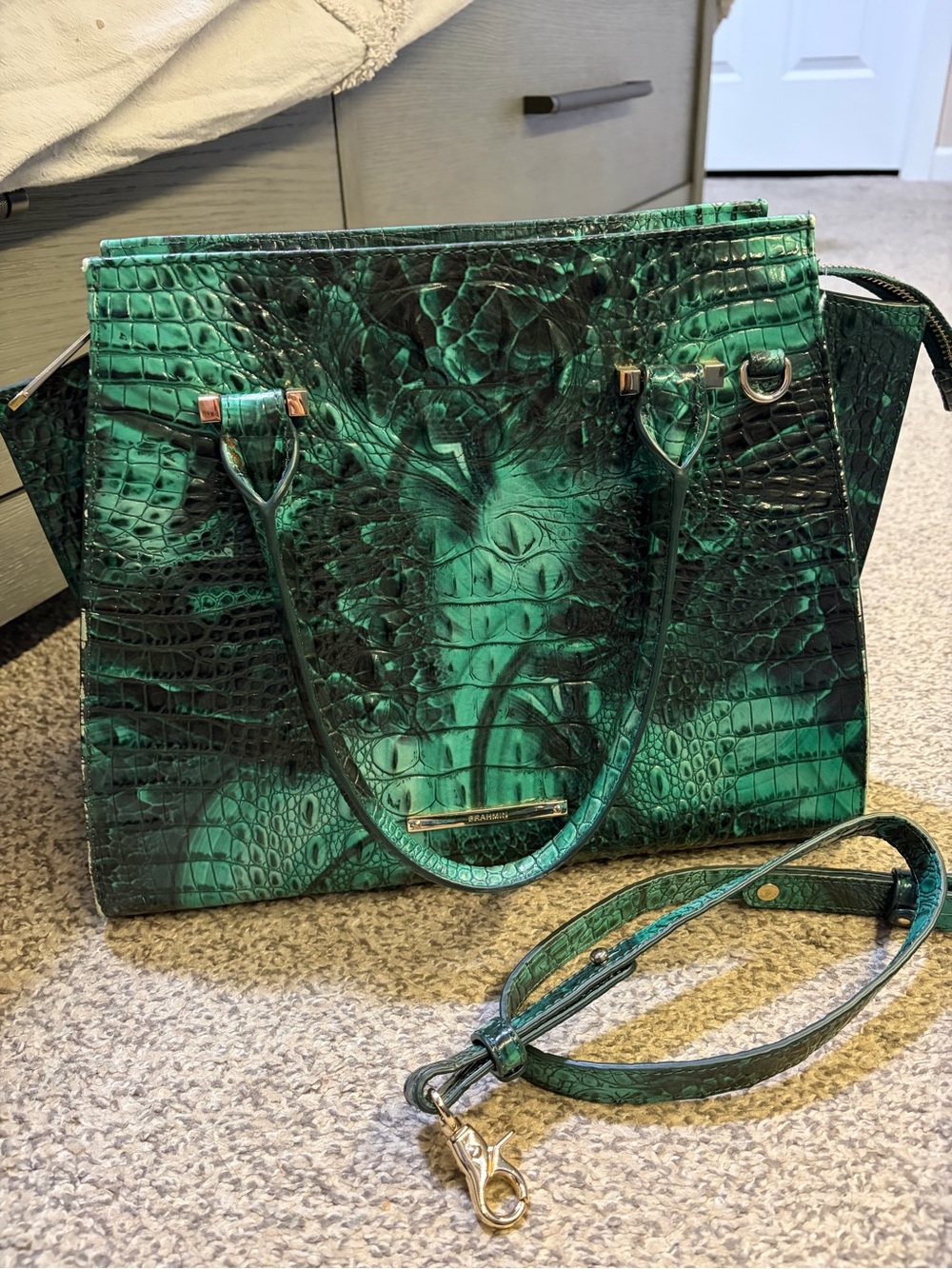 Brahmin Priscilla Satchel -Cypress Melbourne